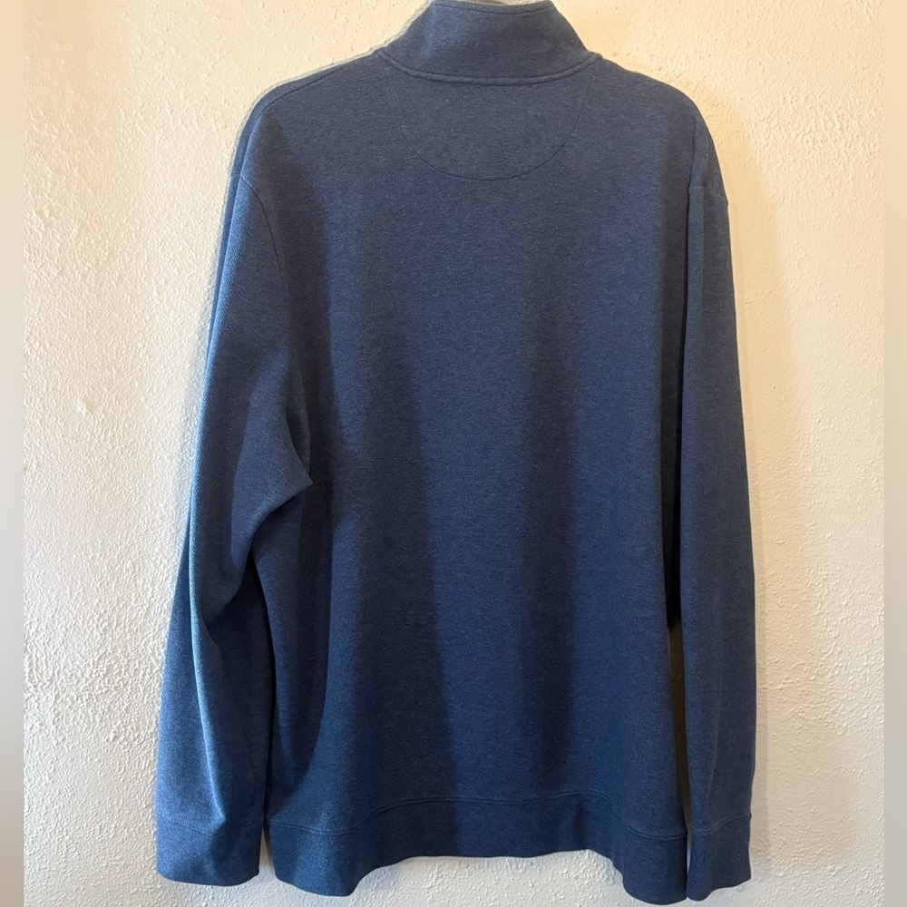 Vineyard Vines Quarter Zip Performance Pullover Pima Long Sleeve Sweater 2XL - Picture 3 of 5